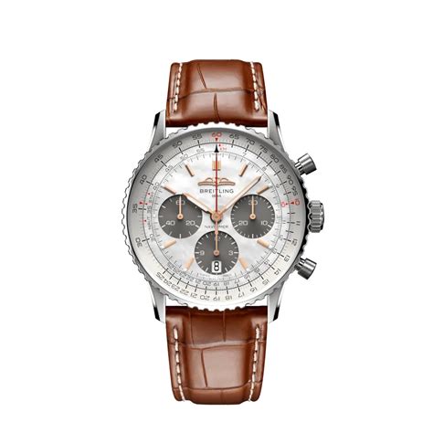 Breitling Navitimer B01 Chronograph 41 Stainless Steel / MOP .